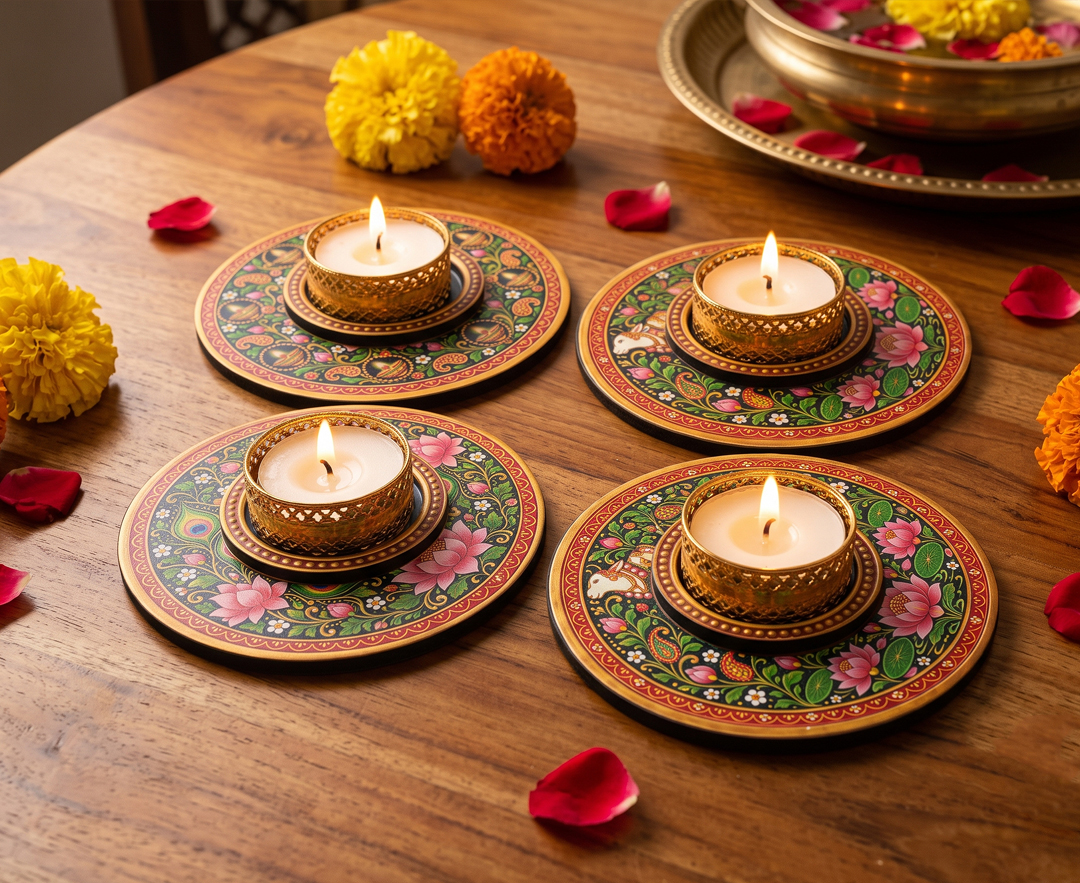 KD05 RANG PADMA – Festive Diya Set